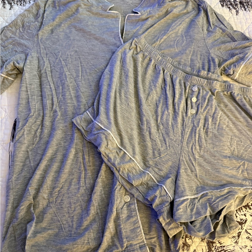 Gray Women's Pajama Set